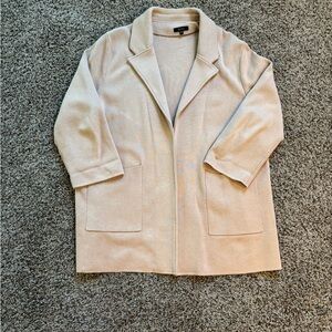 Quince Women's Tan Knit Blazer